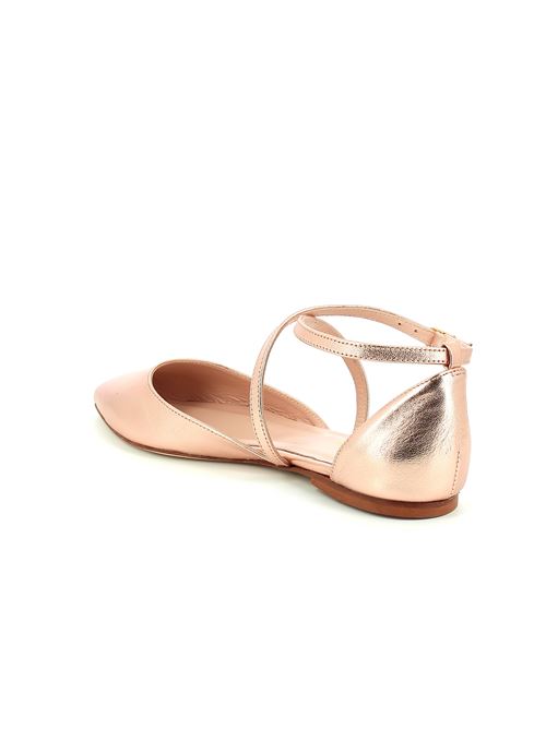 ballerina in pelle laminata platino IL BORGO FIRENZE | A5834Y